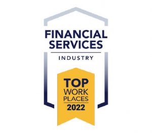 2022 Top Workplace Financial Industry Badge