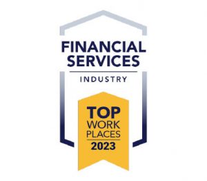 2023 Top Workplace Financial Industry Badge