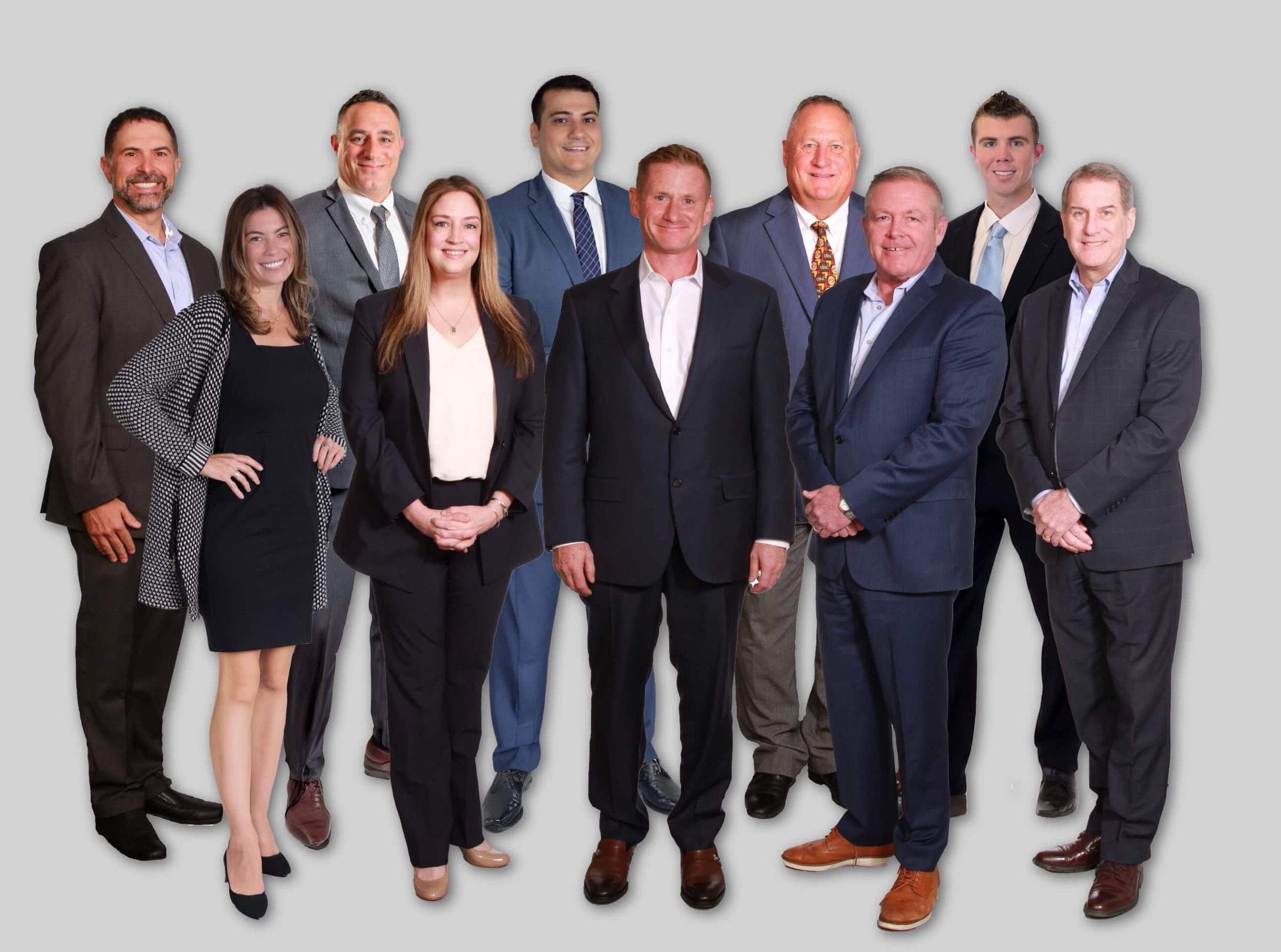 A groupshot of the TruNorth Bank commercial lending team.